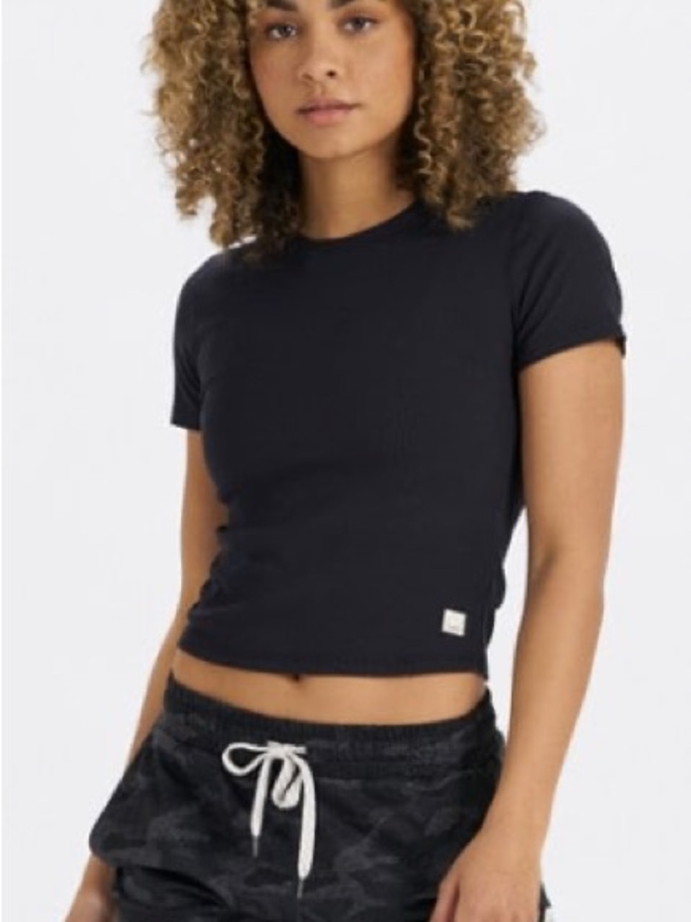 Vuori Women’s Pose Fitted T-Shirt Black XS